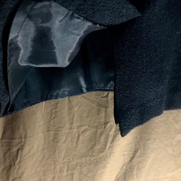 Vintage Saks Fifth Avenue Folio Black Wool Skirt, Size 12 - Picture 3 of 9